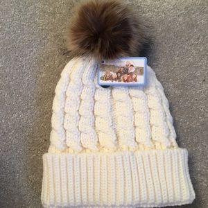 White Winter Hat